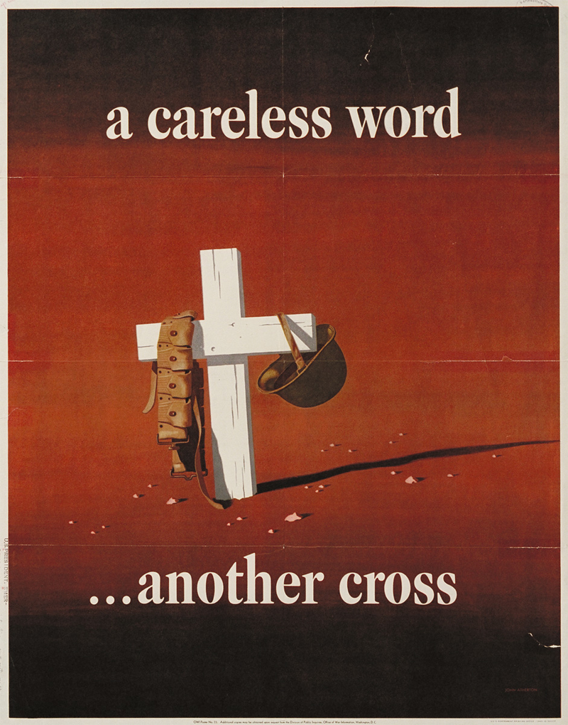 Illustration for article titled The Best Operations Security Propaganda Posters From World War II